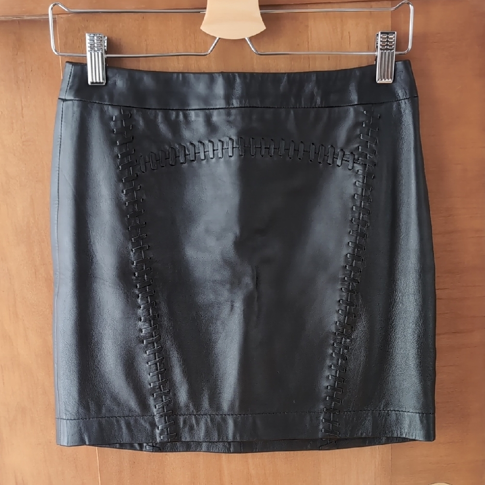French Connection Black Pencil Skirt
